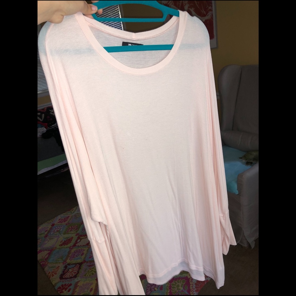 Super-Soft Michael Lauren Pale Pink Shirt